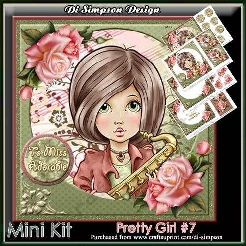 Mini Kit - Pretty Girl #7 For Birthday and lots of occasions