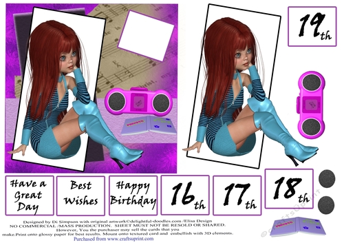 Teenage Girl Birthday or other occasions #11 - Age 16 to 19