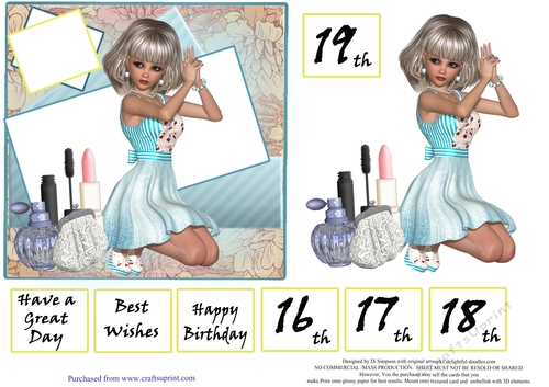 Teenage Girl Birthday or other occasions #22- Age 16 to 19