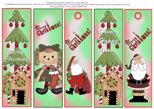 5 Beautiful Christmas Bookmarks #9