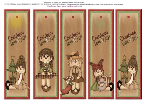 5 Beautiful Christmas Bookmarks #10