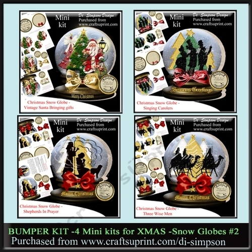 Bumber kit - 4 Snow Globe Kits for Christmas #2
