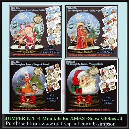 Bumber kit - 4 Snow Globe Kits for Christmas #3