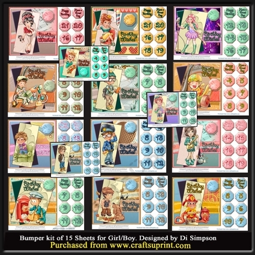 Bumber Kit- HUGE 15 designs for Happy Birthday #6