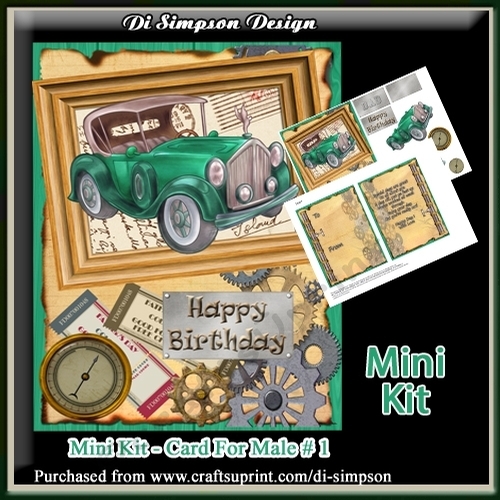 Mini Kit - Card For Male # 1