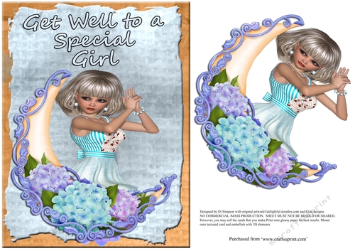 Get Well To A Special Girl #3