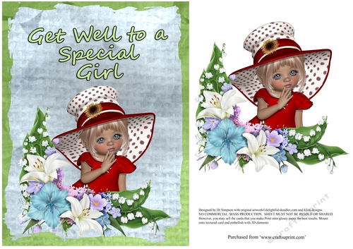 Get Well To A Special Girl #6