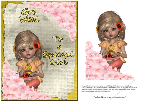 Get Well To A Special Girl #8