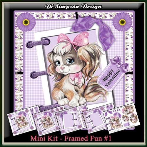 Mini Kit- Framed Fun #1 - For Valentines Day and more