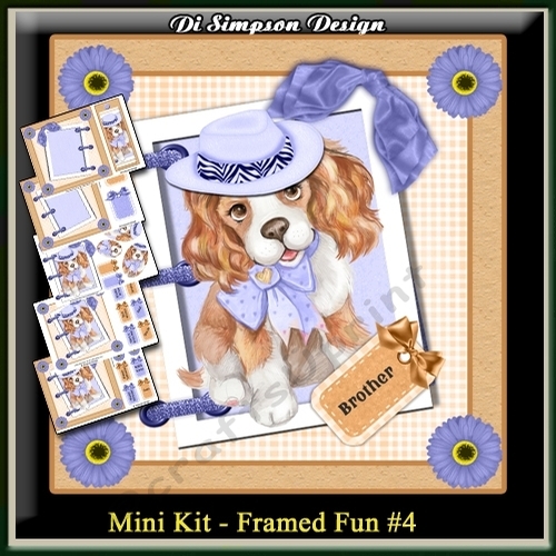 Mini Kit- Framed Fun #4 - For Birthday and more for Male