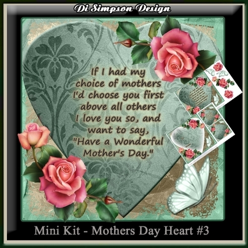 Mini Kit - Mothers Day Heart #3