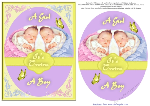 Gorgeous New Baby Design -Its Twins A Girl and A Boy #5