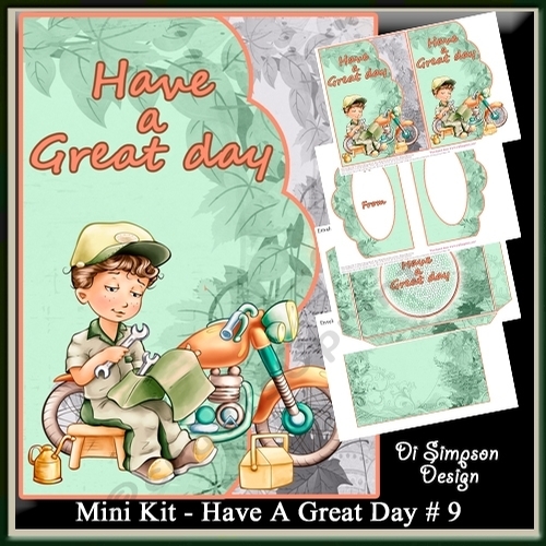 Mini Kit - Have A Great Day # 9-Motorcycle Mechanic