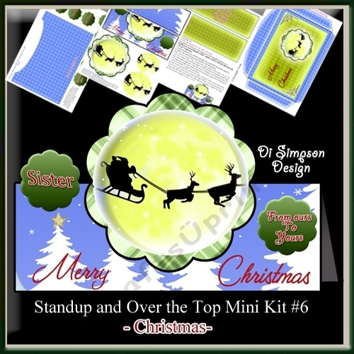 Standup and Over the Top Mini Kit #6 - Merry Christmas