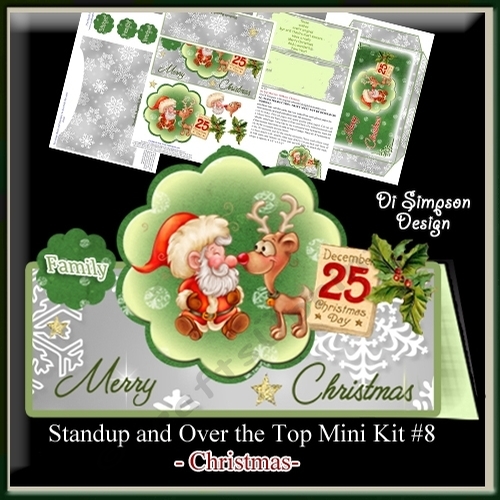 Standup and Over the Top Mini Kit #8 - Merry Christmas
