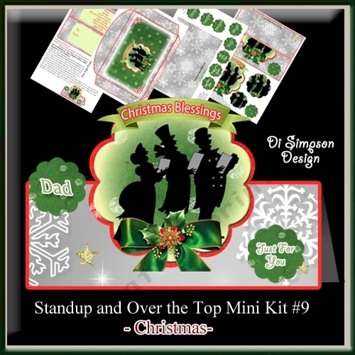 Standup and Over the Top Mini Kit #9 - Christmas Blessings