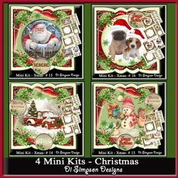 Bumper kit - 4 gorgeous Christmas kits