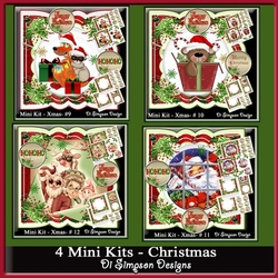 Bumper kit - 4 gorgeous Christmas kits