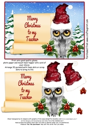 Merry Christmas to My Teacher  # 3