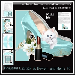 Beautiful Lipstick & flowers and Heels #5