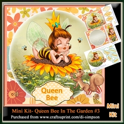 Mini Kit - Queen Bee In the Garden #3