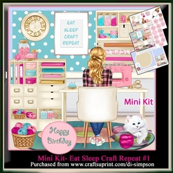 Mini Kit - Eat Sleep Craft Repeat #1