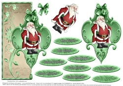 Christmas Santa Over the Edge #6