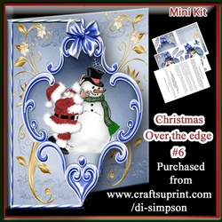 Mini Kit -over the Edge- Santa and Snowman