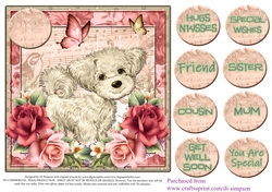 Cute Puppy Topper for lots of occasions #1
