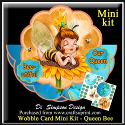 Wobble Card Mini Kit - Queen Bee for lots of occasions #7