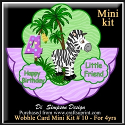 Wobble Card Mini Kit # 10 - For 4yrs