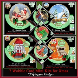 Bumper kit - 7 Xmas Wobbly/Rocker designs