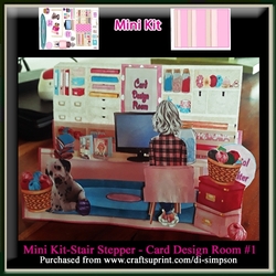 Mini Kit-Stair Stepper - Card Design Room #1