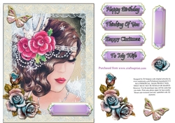 Retro Lady For lots of occasions #2