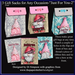3 Gorgeous Gift Sacks for Anytime- Just For You #2