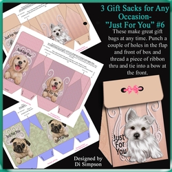 3Cute puppy Gift Sacks for Anytime-Just For You #6