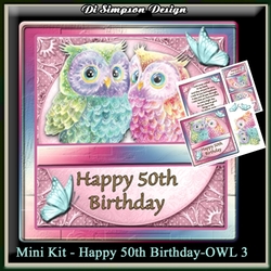 Mini Kit - Happy 50th Birthday #Owl 3