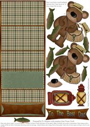 Stair Stepper - Fishing Bear for Dad #4