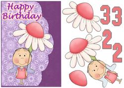 Scalloped Edge Birthday Girl