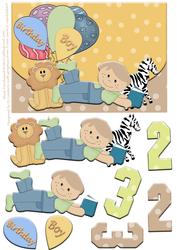 So Cute Topper for 2/3 Boy
