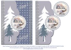 Scalloped Edge Seasons Greetings