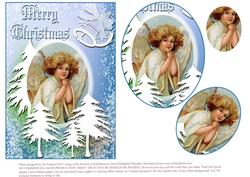 Christmas Angel with Pyramid Elements