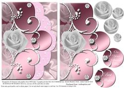 Roses Topper with Pyramid Elements