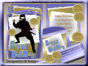 'ninja' Happy Birthday