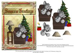 Sleeping Mouse Seasons Greetings