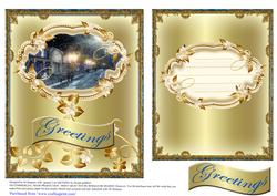 Gorgeous Greeting Topper/insert for Christmas