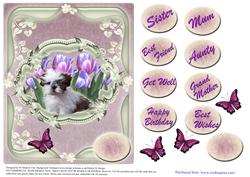 A Lovely Puppy Card Topper for Any Occasion