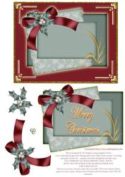 Beautiful 'merry Christmas' Card Topper