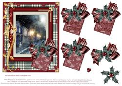 Gorgeous Christmas Scene Topper #1