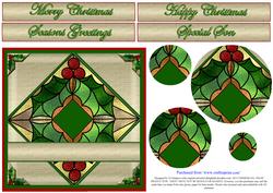 Christmas-stained Glass#2